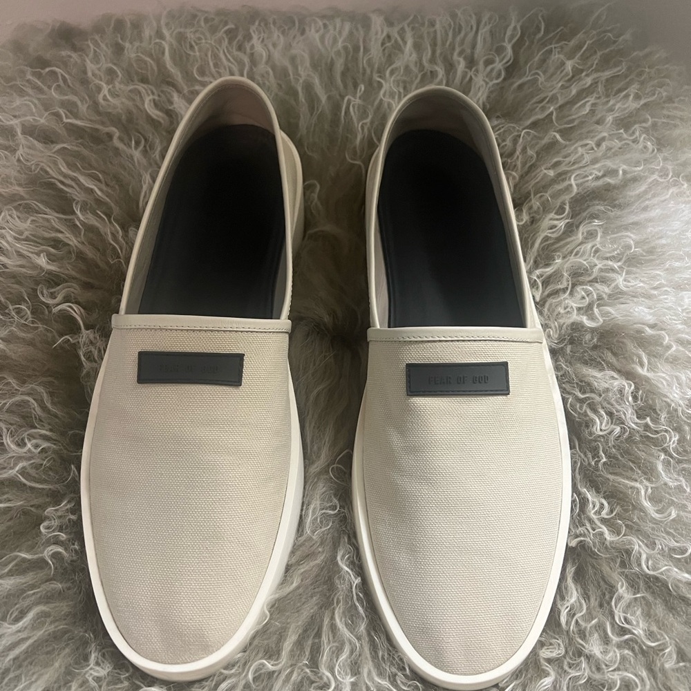 Fear of God Cream Slip-On Loafers